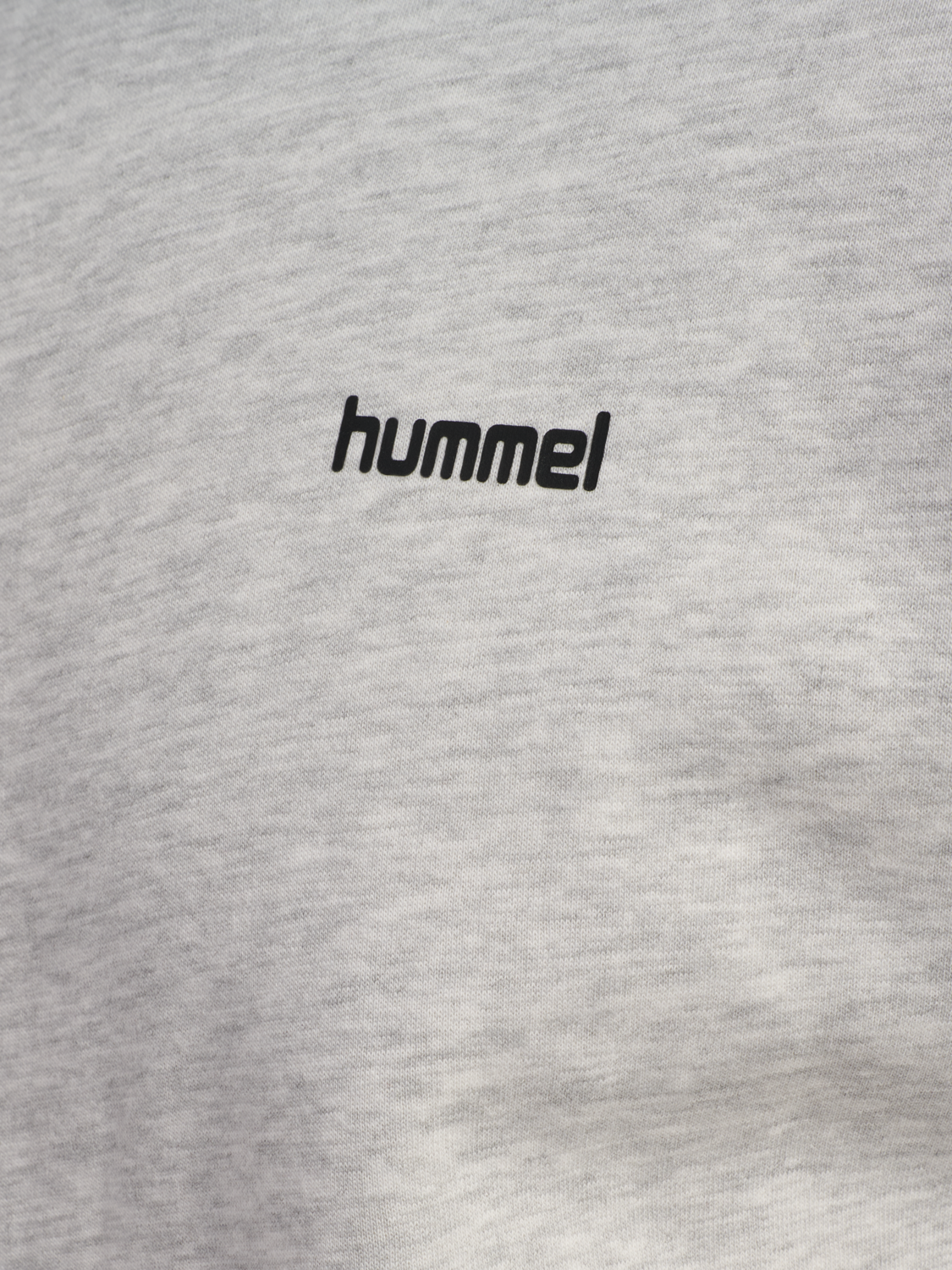 hmlKEEPER GRAPHIC CREWNECK, LIGHT GREY MELANGE, packshot