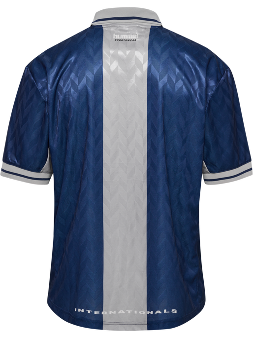 hmlLOOSE FB JERSEY S/S, ESTATE BLUE, packshot