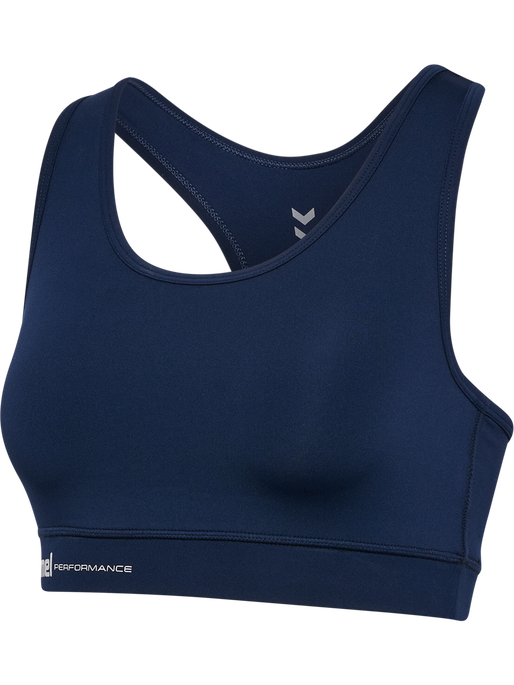 hmlPULSE LIGHT SUPPORT BRA, DRESS BLUES, packshot