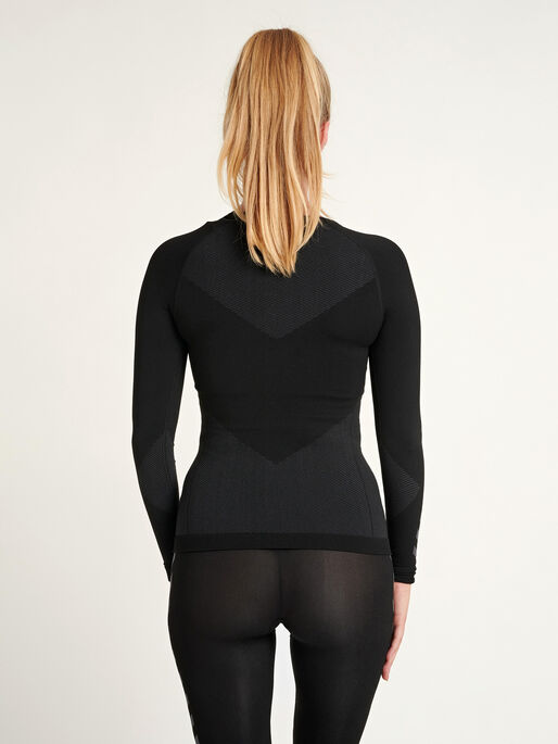 hummel HUMMEL FIRST SEAMLESS JERSEY L/S W - BLACK