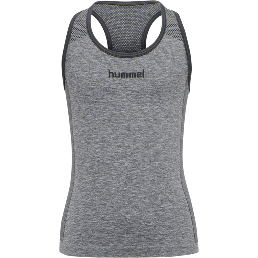 hmlAVA SEAMLESS TOP, MEDIUM MELANGE, packshot