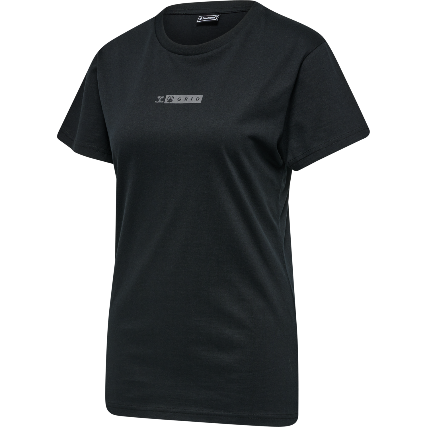 hmlOFFGRID TEE S/S WO, JET BLACK/FORGED IRON, packshot