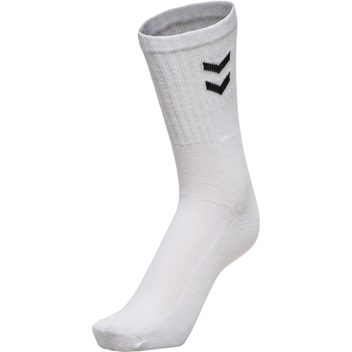 - Basic 3-Pack WHITE Sock hummel