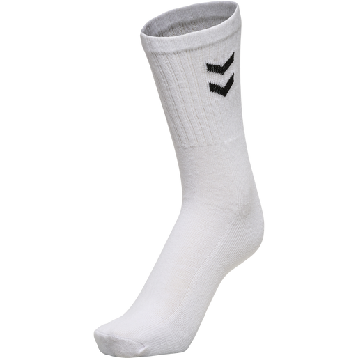 3-Pack Basic Sock, WHITE, packshot