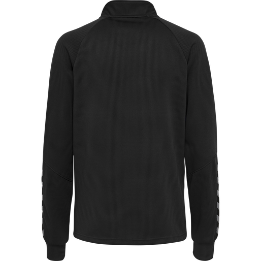 hmlAUTHENTIC WOMEN POLY ZIP JACKET, BLACK/WHITE, packshot