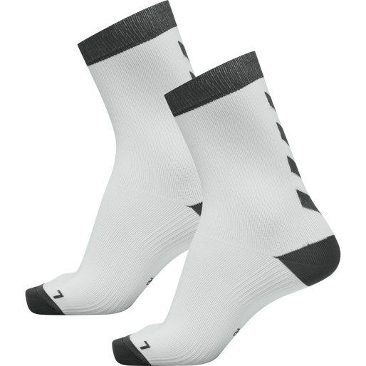 ELEMENT INDOOR SPORT SOCK 2 PACK, WHITE/ASPHALT, packshot
