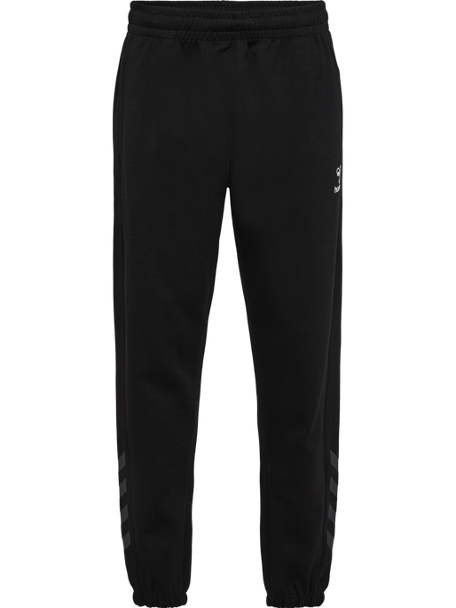 hmlTRAVEL SWEAT PANTS, BLACK, packshot