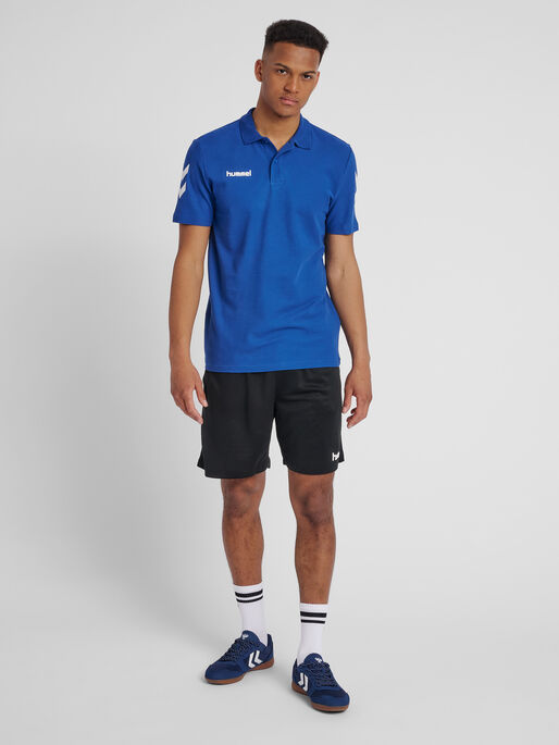 HMLGO COTTON POLO, TRUE BLUE, model