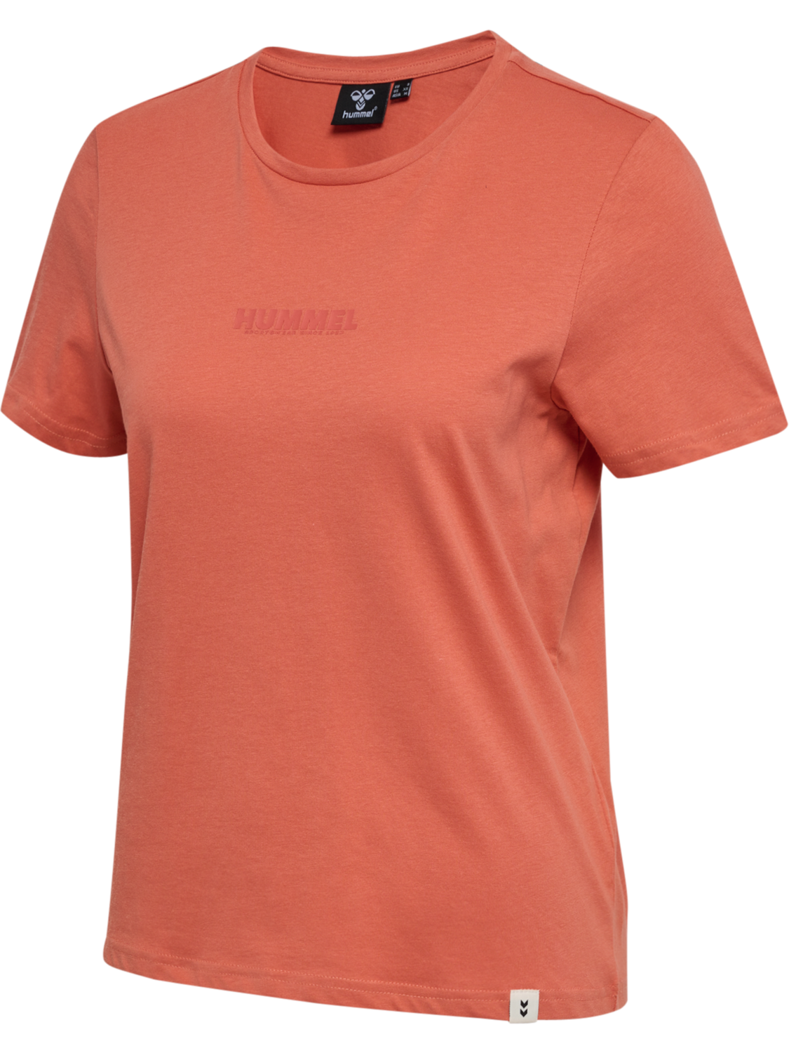 hmlLEGACY WOMAN T-SHIRT, APRICOT BRANDY, packshot