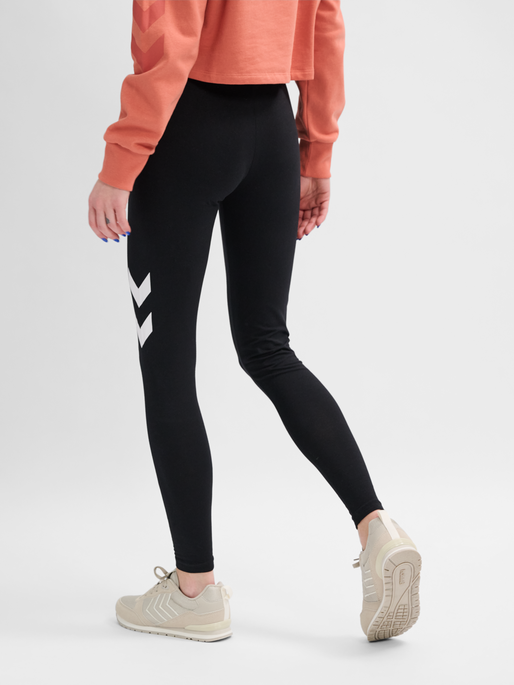 hmlLEGACY WOMAN HIGH WAIST TIGHTS, BLACK, model