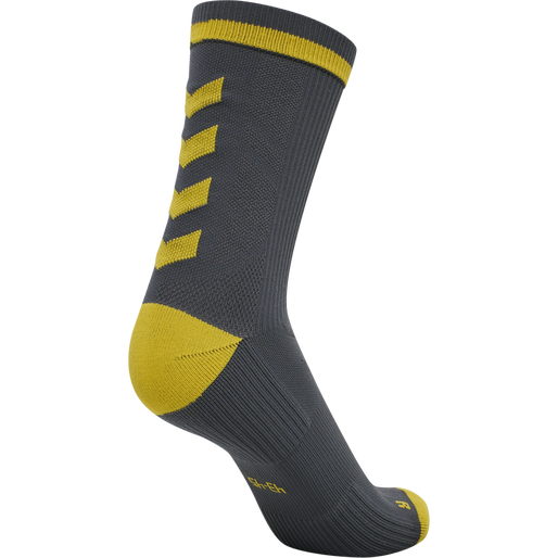 ELITE INDOOR SOCK LOW PA, EBONY/TAWNY OLIVE, packshot