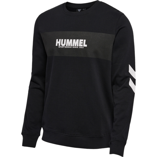 hmlLEGACY SEAN SWEATSHIRT, BLACK, packshot