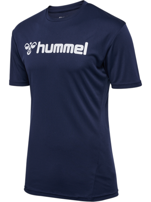 hmlLOGO JERSEY S/S, MARINE hmlLOGO JERSEY S/S, MARINE, packshot