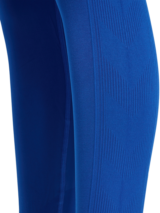 hmlTIF SEAMLESS HIGH WAIST TIGHTS, OLYMPIAN BLUE, packshot