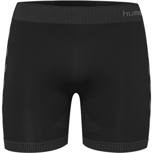 HUMMEL FIRST SEAMLESS SHORT TIGHTS, BLACK, packshot