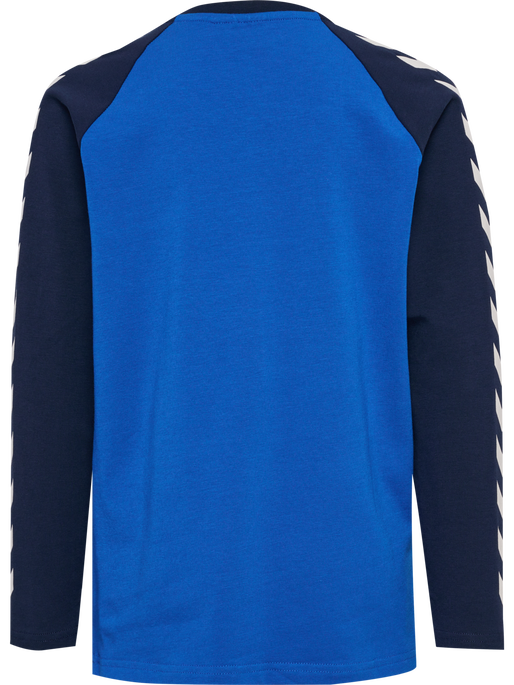 hmlBOYS T-SHIRT L/S, BLUE LOLITE, packshot
