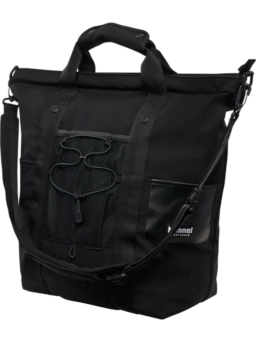 hmlTOTE BAG SPORTSWEAR, BLACK, packshot