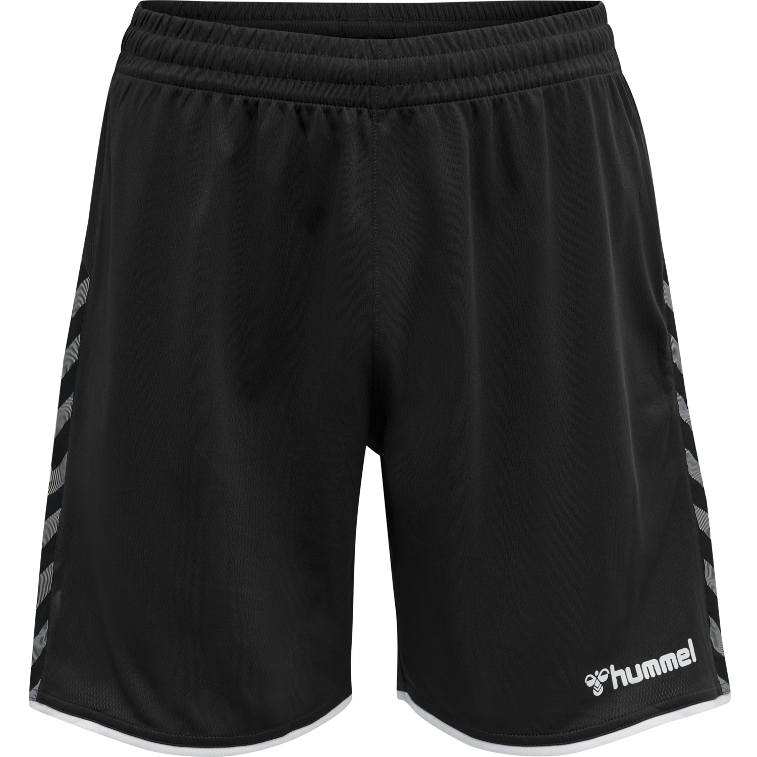 Hummel Fußball Authentic Poly Shorts Herren schwarz weiß 