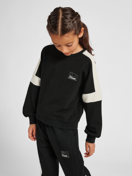 Adidas originals authentic sweatshirt with discount contrast panel in white and black
