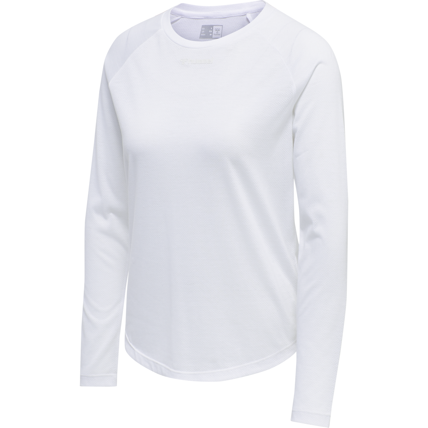 hmlMT VANJA T-SHIRT L/S, WHITE, packshot