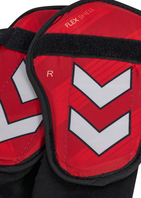 hmlSHIN GUARDS FLEX SHELL, POMPEIAN RED, packshot