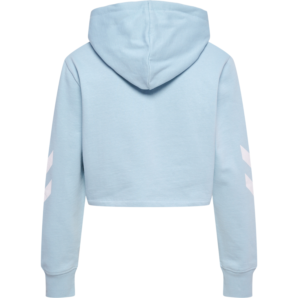 Blue cropped hoodie shop