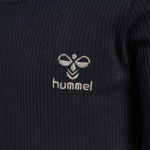 hmlREVE T-SHIRT  L/S, BLACK, packshot