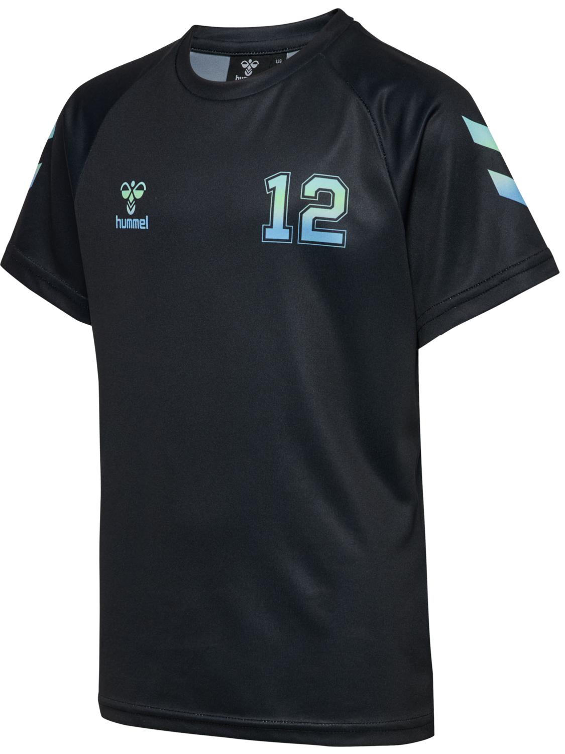 hmlSHIMMER T-SHIRT S/S, BLACK, packshot