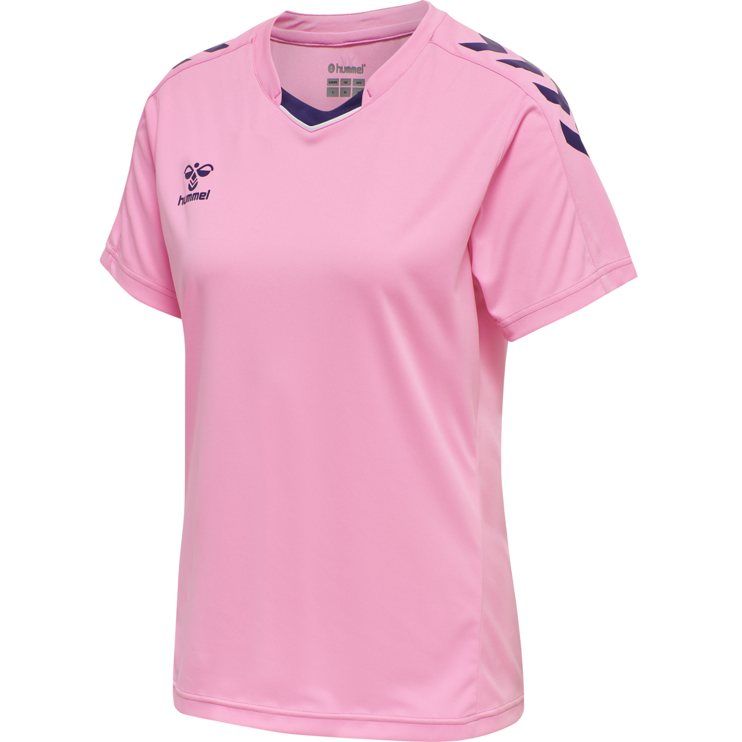 hmlCORE XK POLY JERSEY S/S WOMAN, COTTON CANDY, packshot