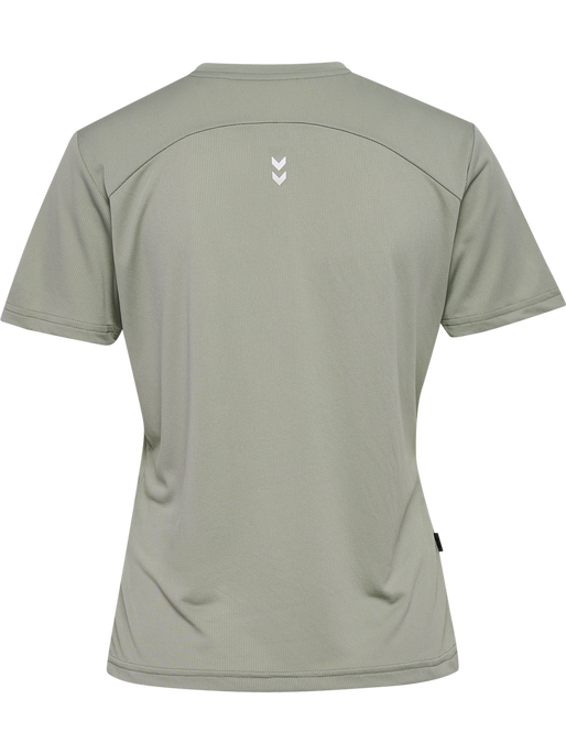 hmlPULSE WORKOUT W T-SHIRT S/S, SEAGRASS, packshot