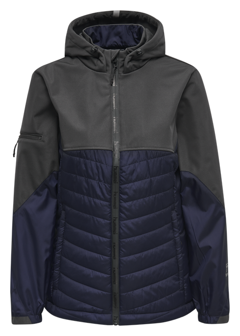 hmlNORTH HYBRID JACKET WOMAN, ASPHALT, packshot