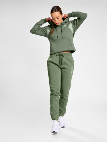 hmlACTIVE SWEATPANTS WOMAN, SEA SPRAY, model