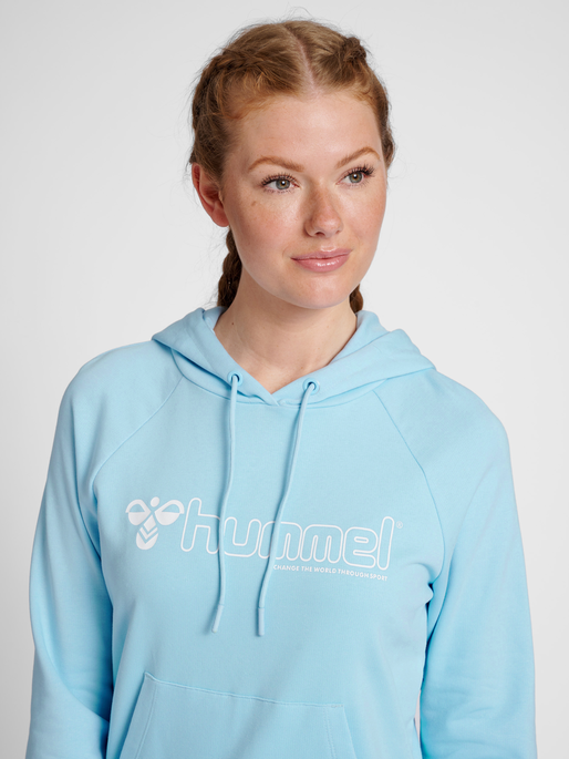 hummel NONI 2.0 HOODIE PLACID BLUE hummel