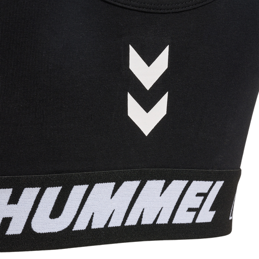 hmlTE MAJA 2-PACK COTTON SPORTS TOP, BLACK/INSIGINA BLUE, packshot