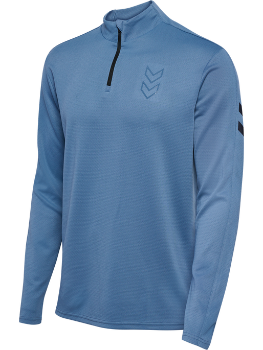 hmlACTIVE PL HALF ZIP, CORONET BLUE hmlACTIVE PL HALF ZIP, CORONET BLUE, packshot
