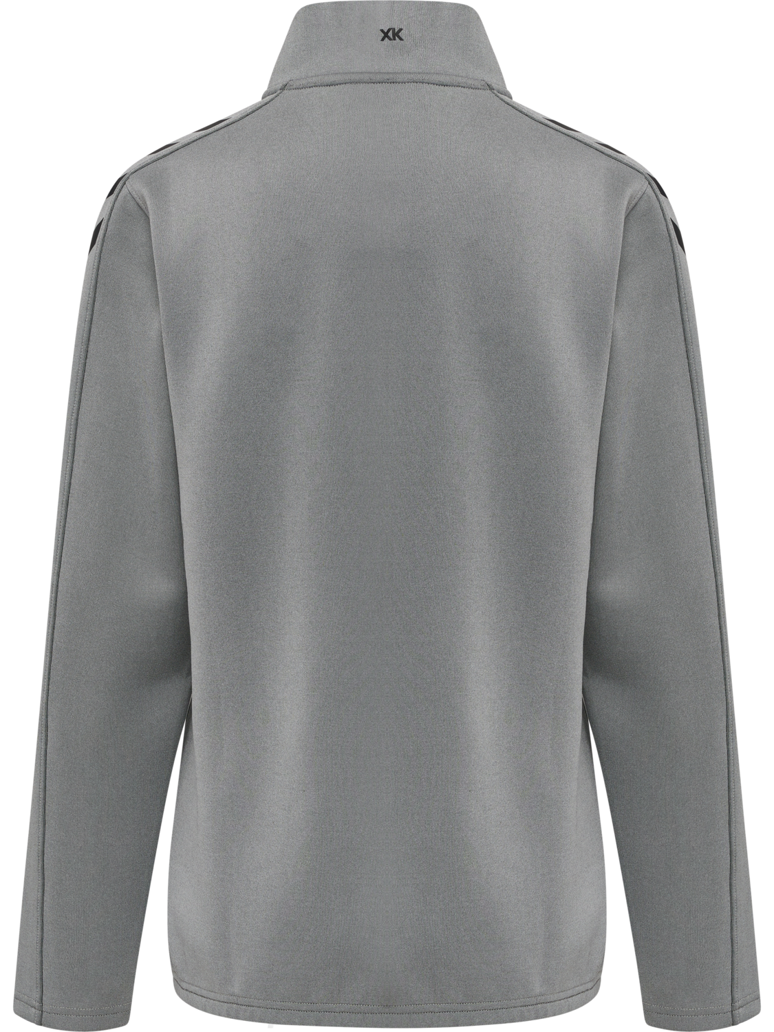 hmlCORE XK HALF ZIP SWEAT WOMAN, GREY MELANGE, packshot