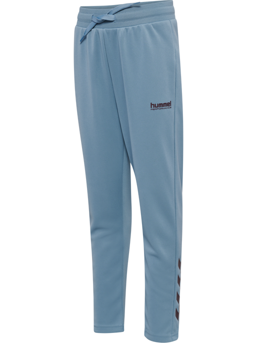 hmlJR TRACKSUIT, FADED DENIM/VINEYARD WINE hmlJR TRACKSUIT, FADED DENIM/VINEYARD WINE, packshot