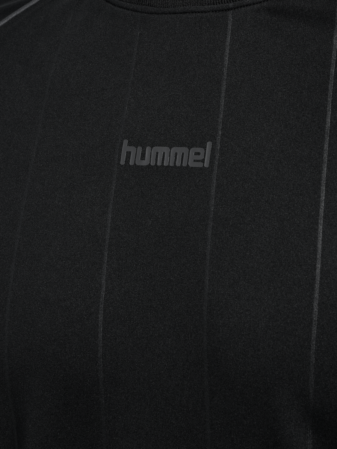 hmlPITCH T-SHIRT L/S, BLACK, packshot
