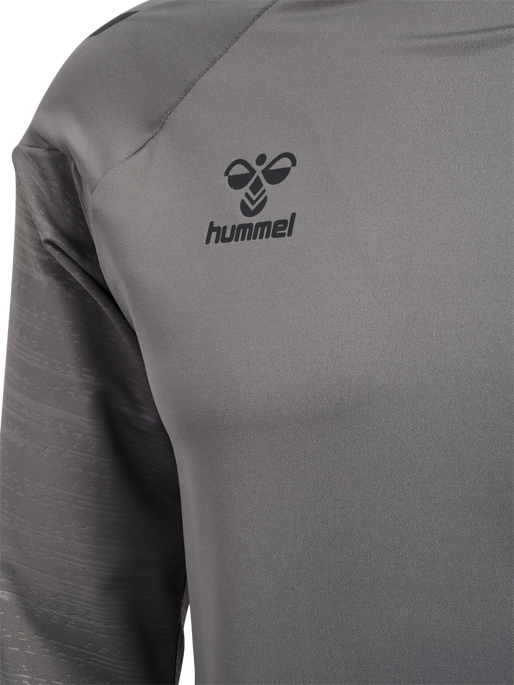 hmlPRO TRAINING CREW SWEAT, STEEL GRAY, packshot