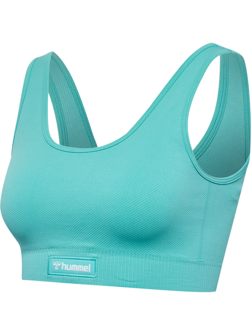 hmlALIVE SEAMLESS BRA, POOL BLUE, packshot