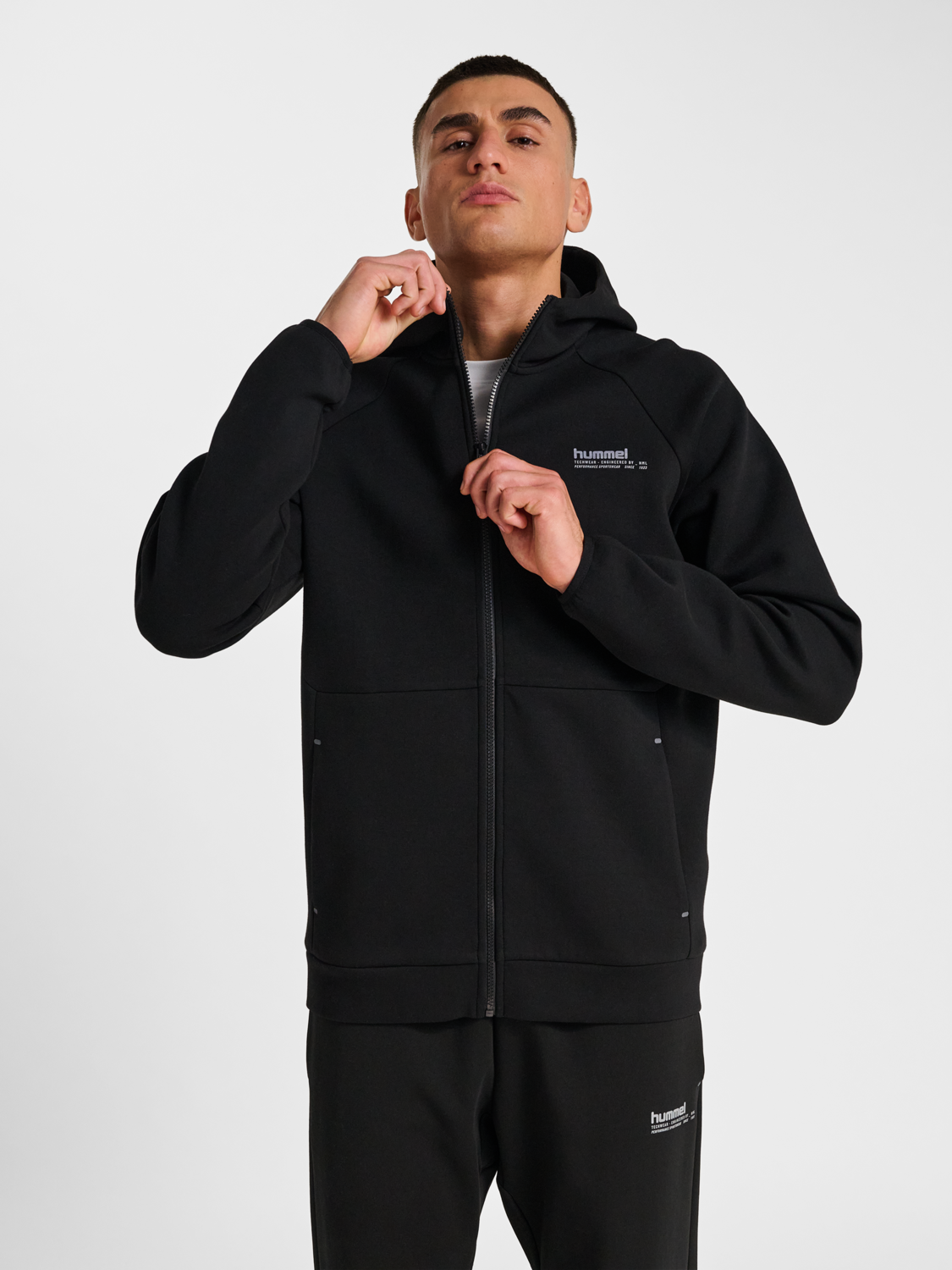tech full zip hoodie