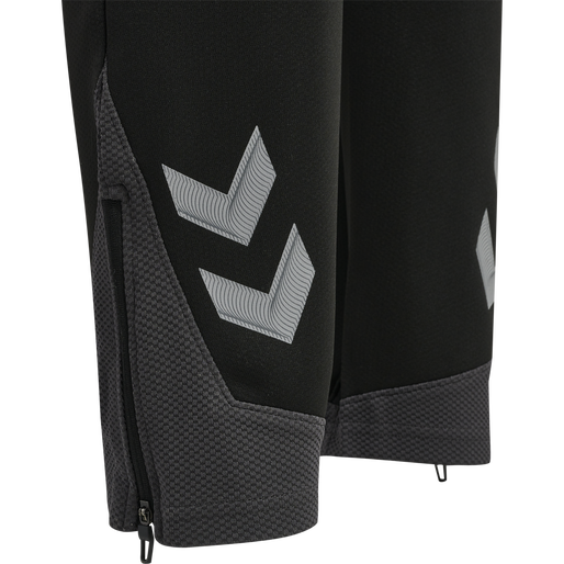 hmlLEAD WOMEN POLY PANTS, BLACK, packshot