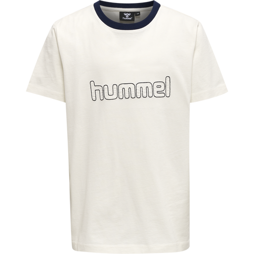 hmlCLOUD T-SHIRT S/S, MARSHMALLOW, packshot