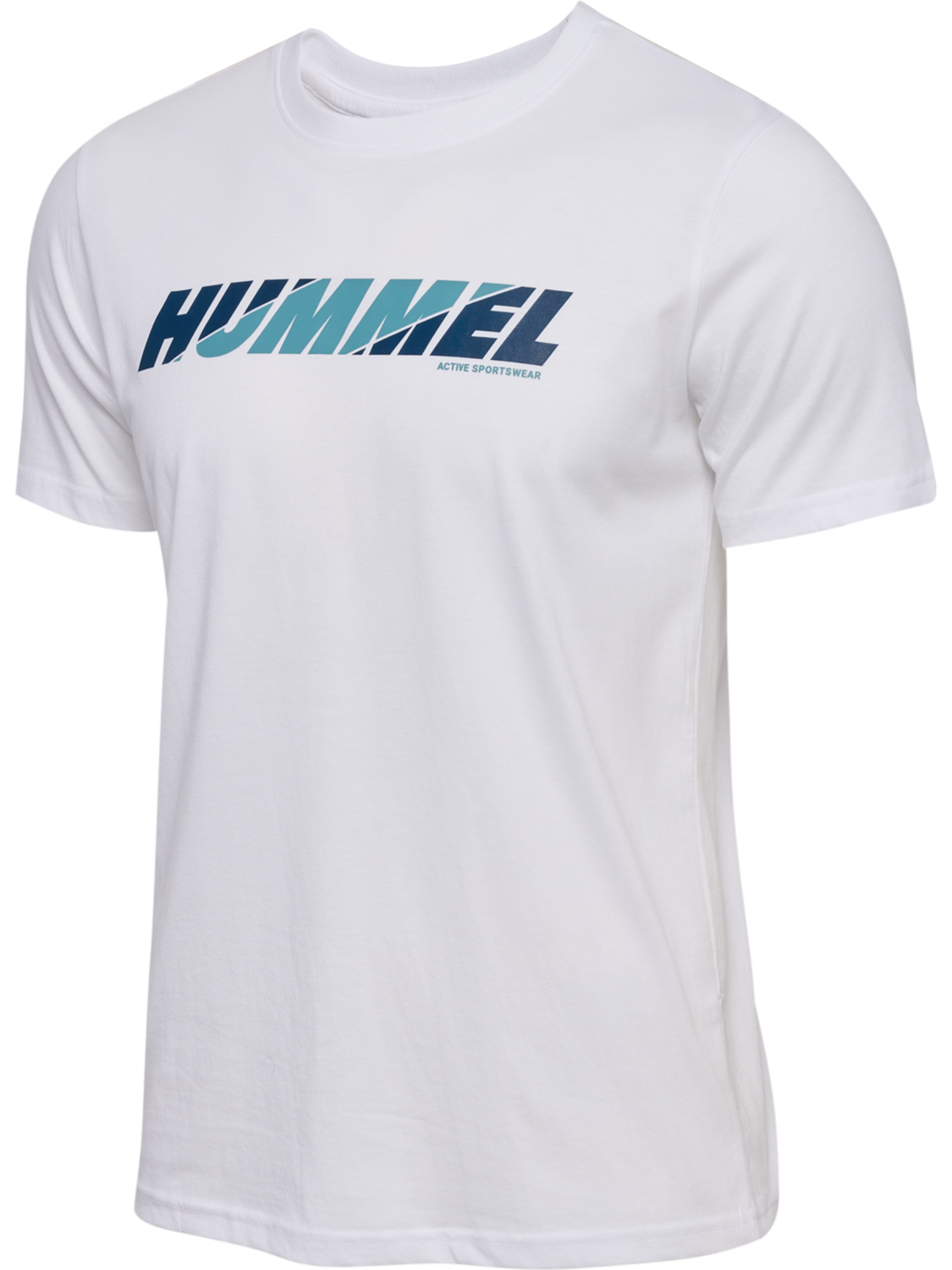 hmlGRAPHIC BOLD LOGO TEE, WHITE, packshot