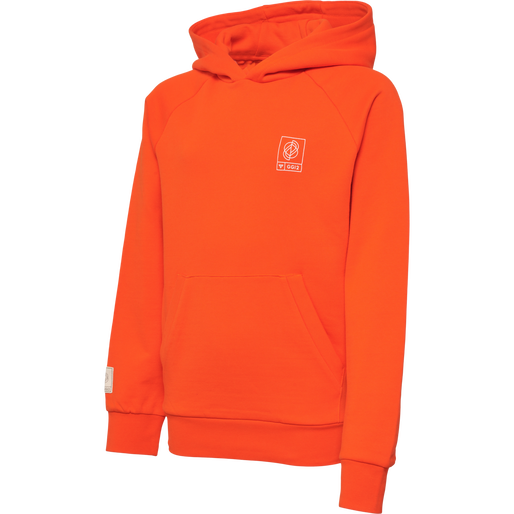 hmlGG12 SWEAT HOODIE KIDS, CHERRY TOMATO, packshot