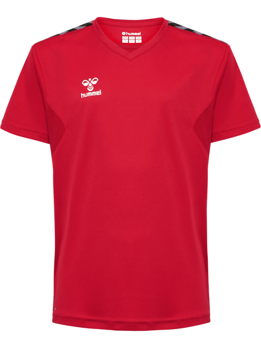 hmlAUTHENTIC PL JERSEY S/S KIDS, TRUE RED hmlAUTHENTIC PL JERSEY S/S KIDS, TRUE RED, packshot