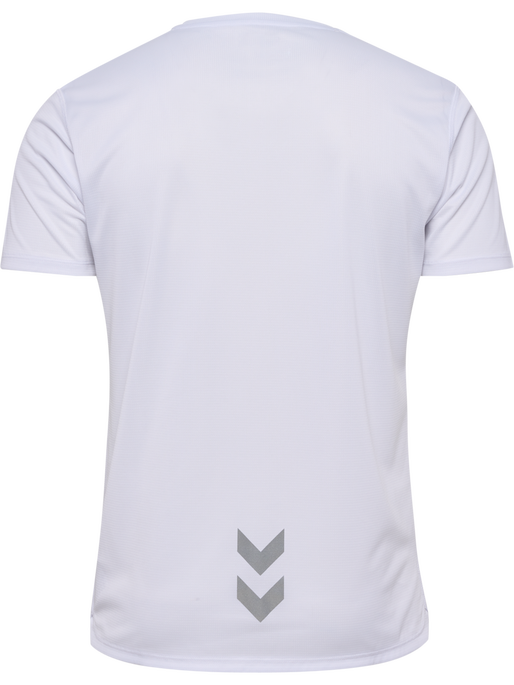 hmlRUN JERSEY S/S, WHITE hmlRUN JERSEY S/S, WHITE, packshot