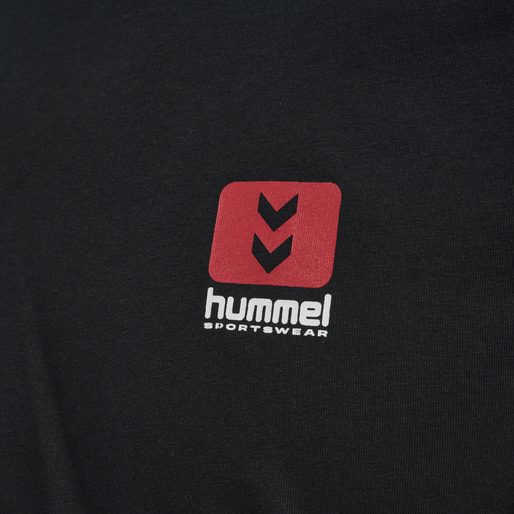 hmlLGC GRAHAM T-SHIRT, BLACK, packshot