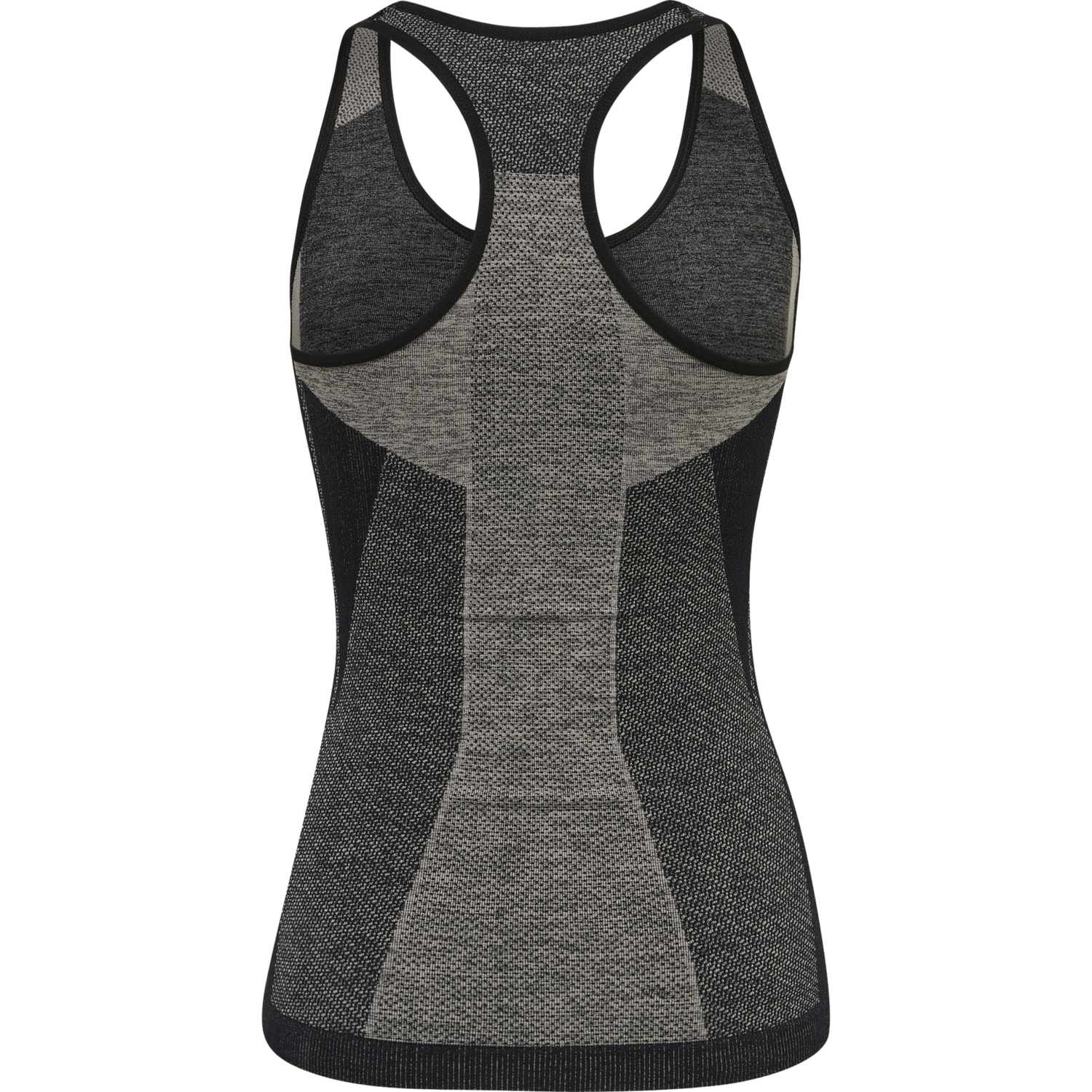 hmlCLEA SEAMLESS TOP, CHATEAU GRAY/BLACK MELANGE, packshot