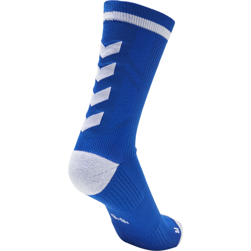 ELITE INDOOR SOCK LOW, TRUE BLUE/WHITE, packshot